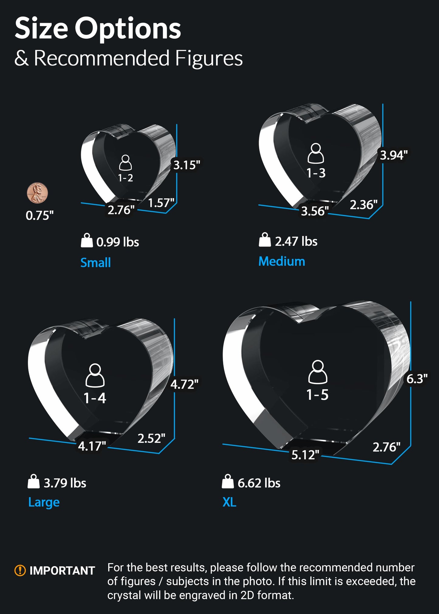 3D Crystal Heart